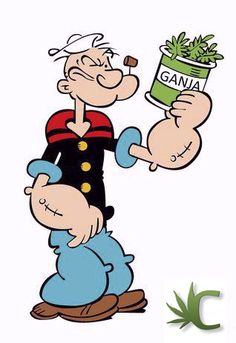 popeye with ganja